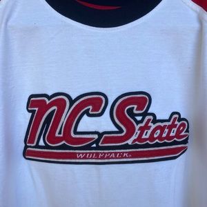 NC State Embroidered Heavy Cotton Jersey Tee Shirt  by Cadre Athletic  Size XL